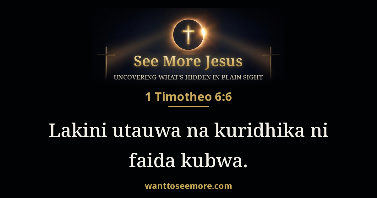 1 Timothy 6:6