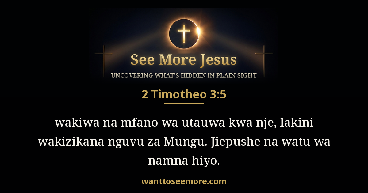 2 Timothy 3:5