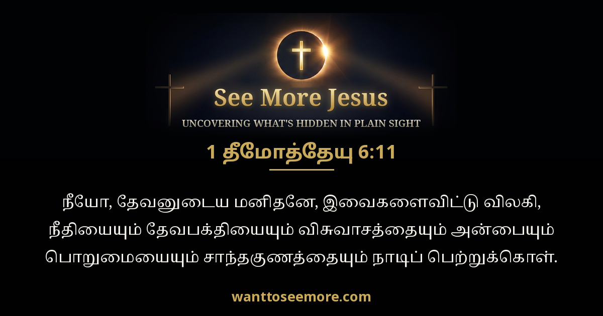 1 Timothy 6:11