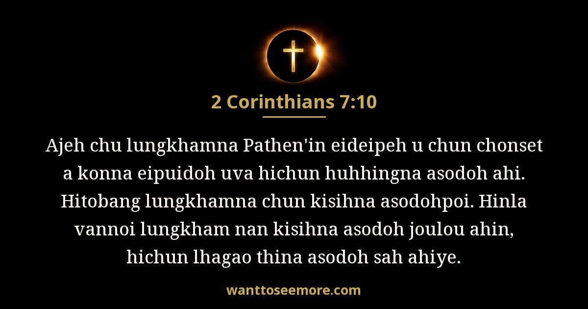 2 Corinthians 7:10