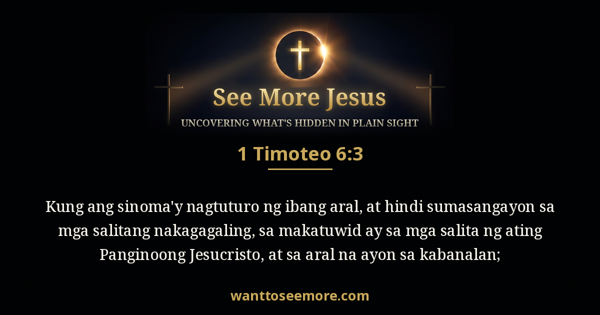 1 Timothy 6:3