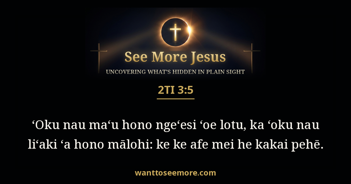 2 Timothy 3:5