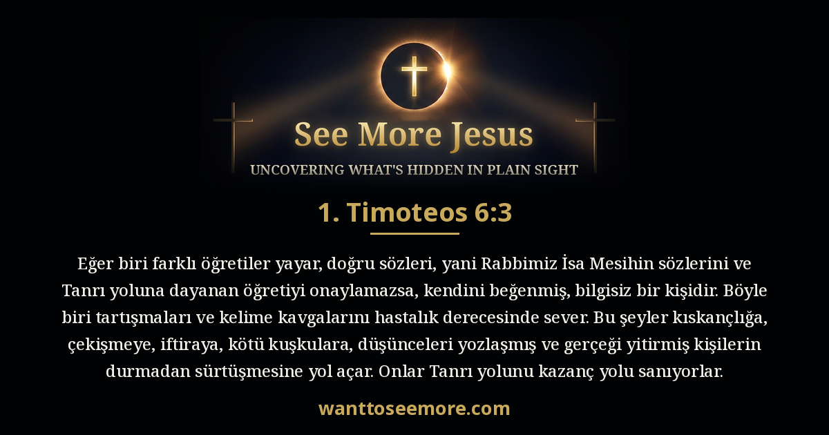 1 Timothy 6:3