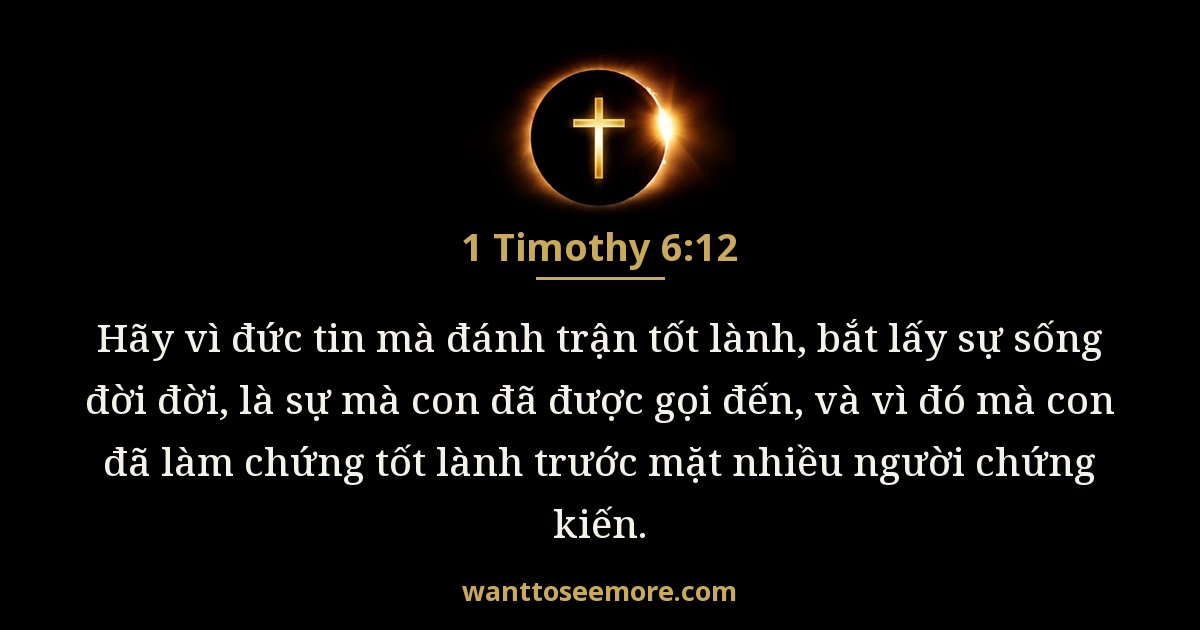 1 Timothy 6:12