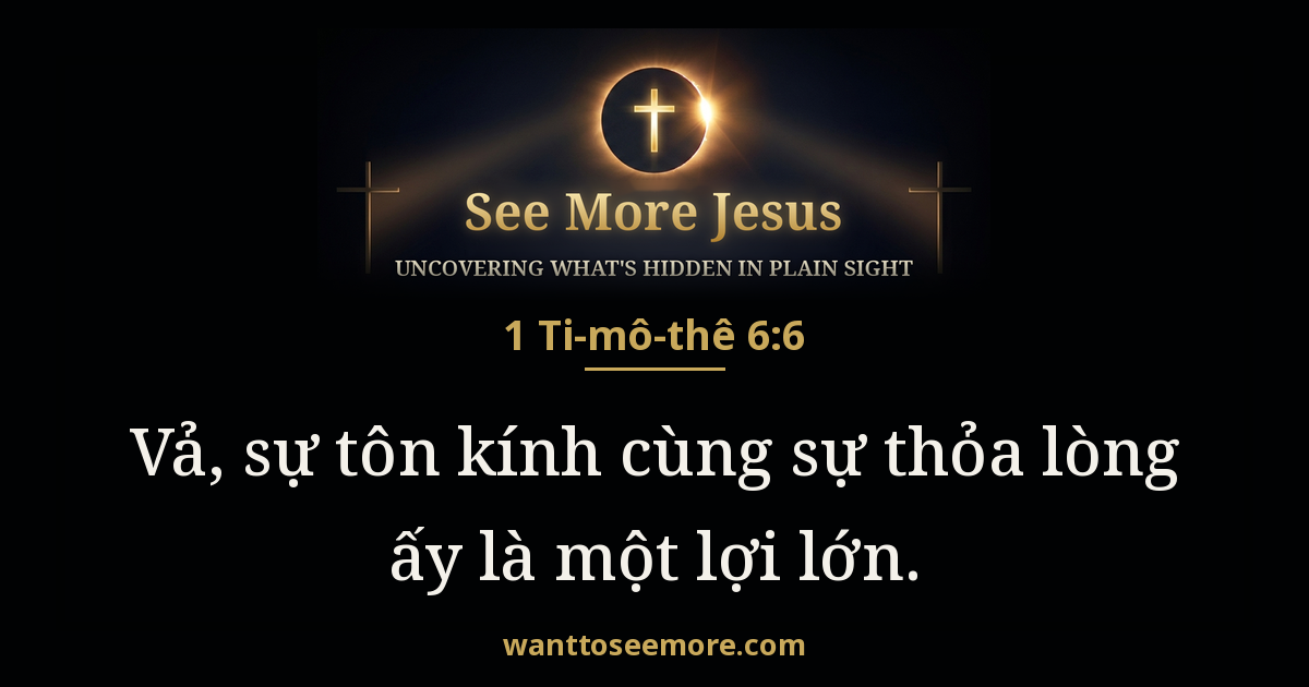1 Timothy 6:6