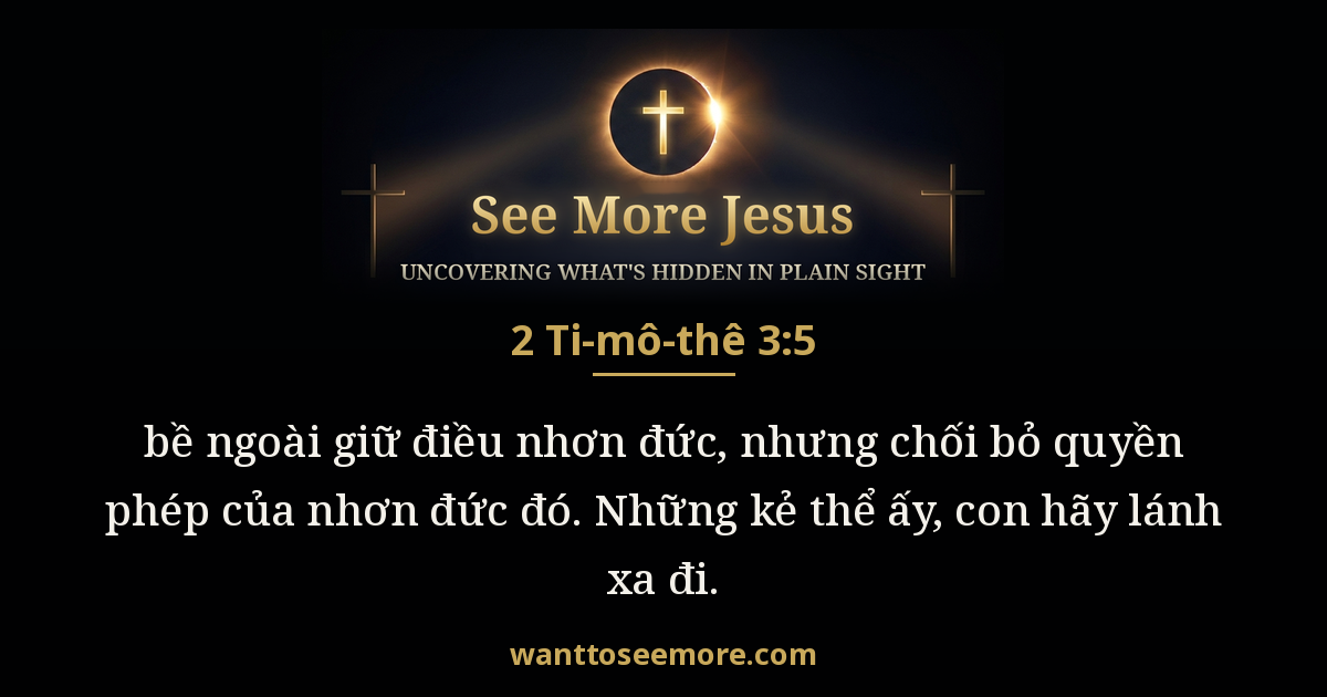 2 Timothy 3:5