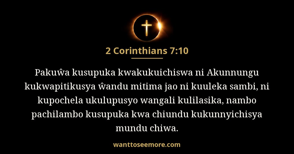 2 Corinthians 7:10