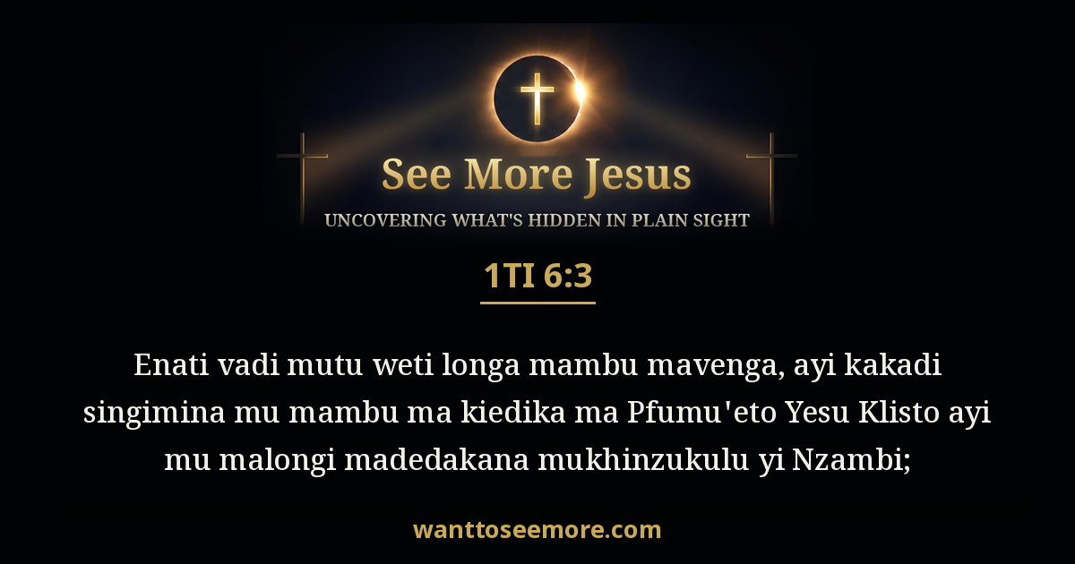 1 Timothy 6:3
