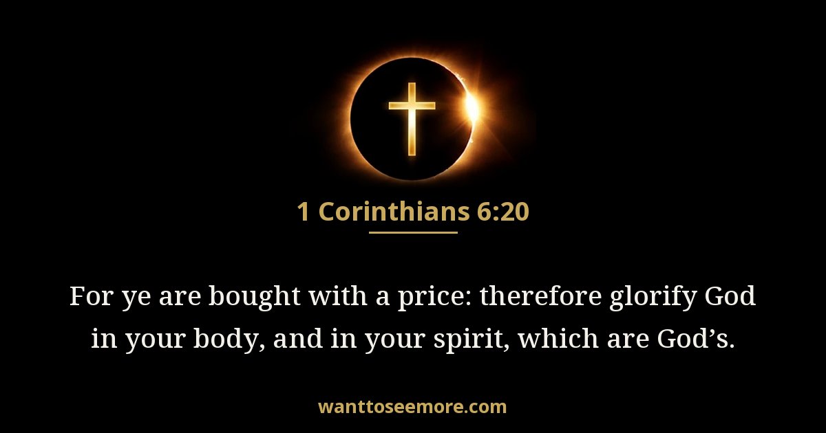 1 Corinthians 6:20