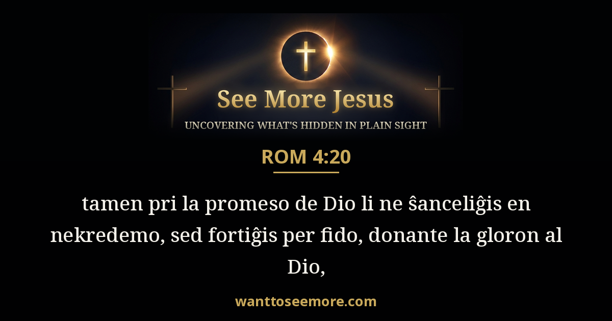 Romans 4:20