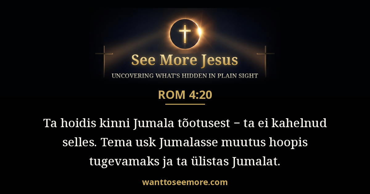 Romans 4:20
