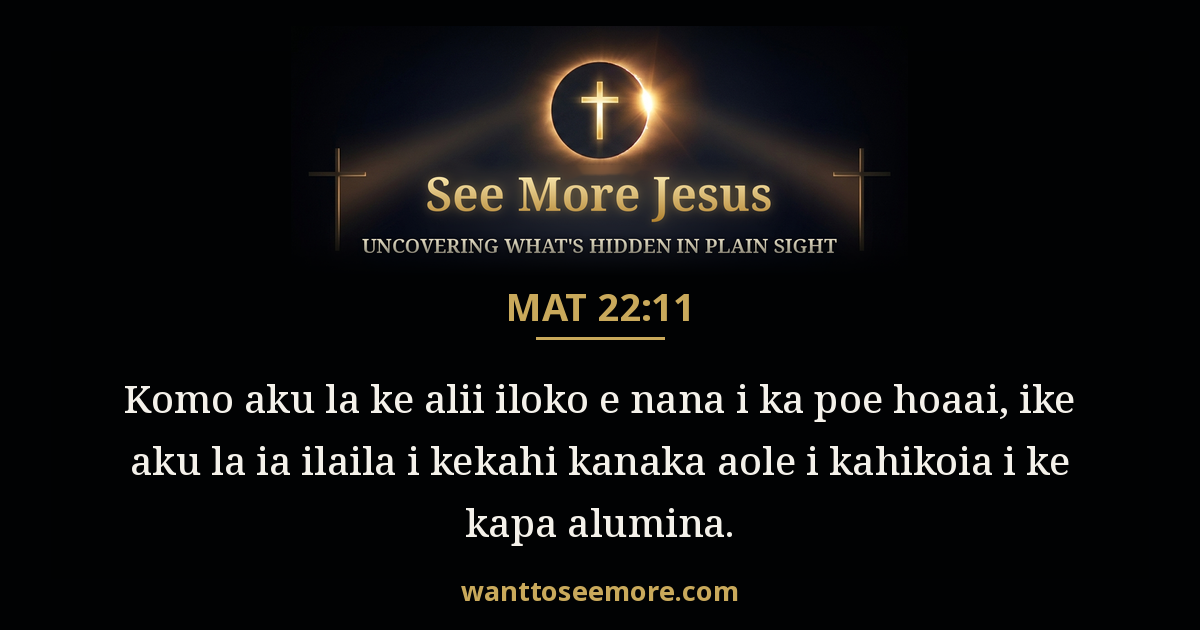 Matthew 22:11