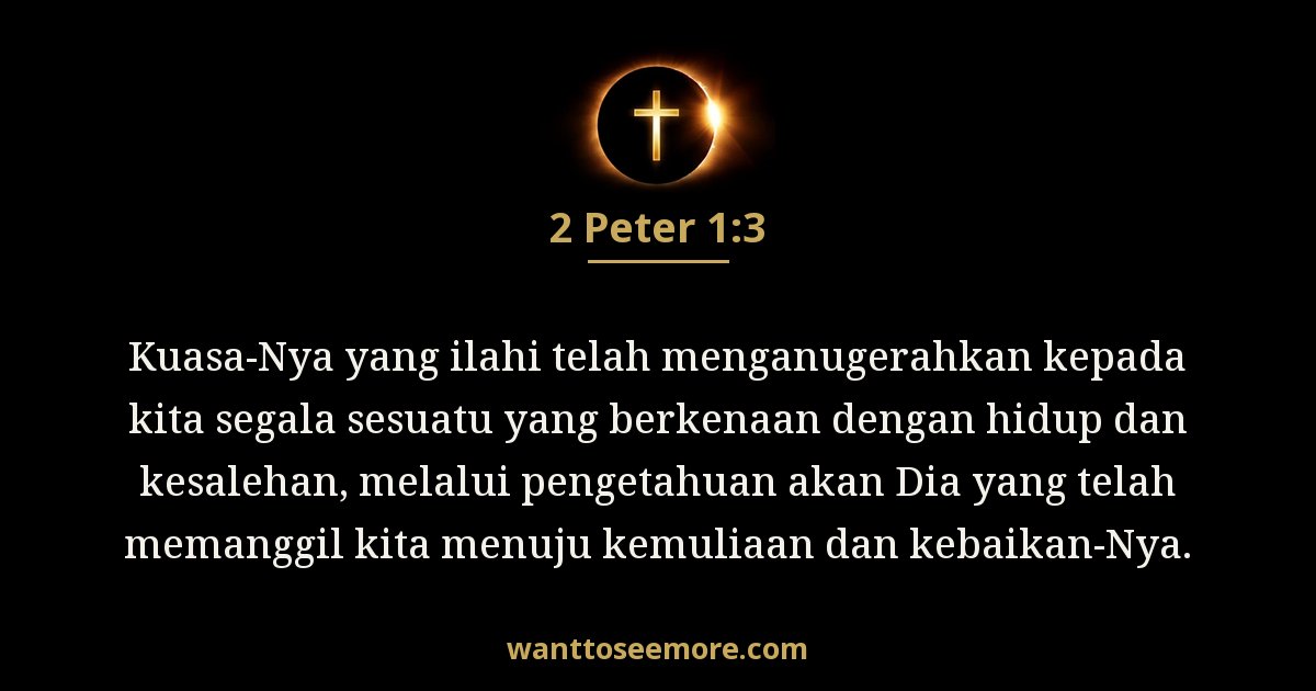 2 Peter 1:3