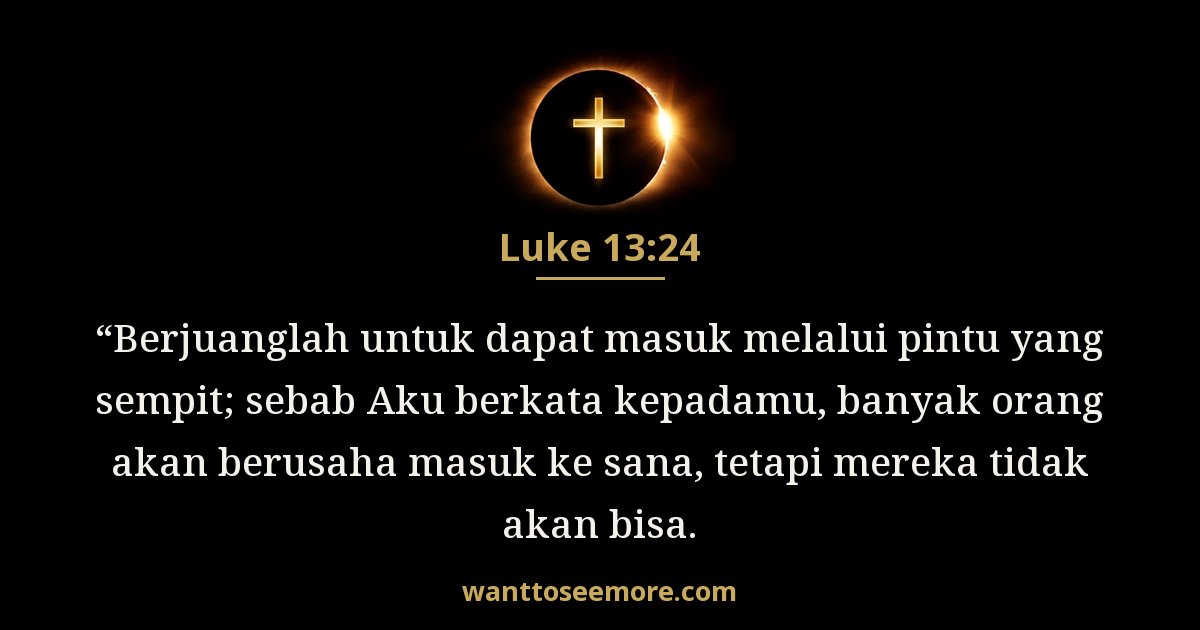 Luke 13:24