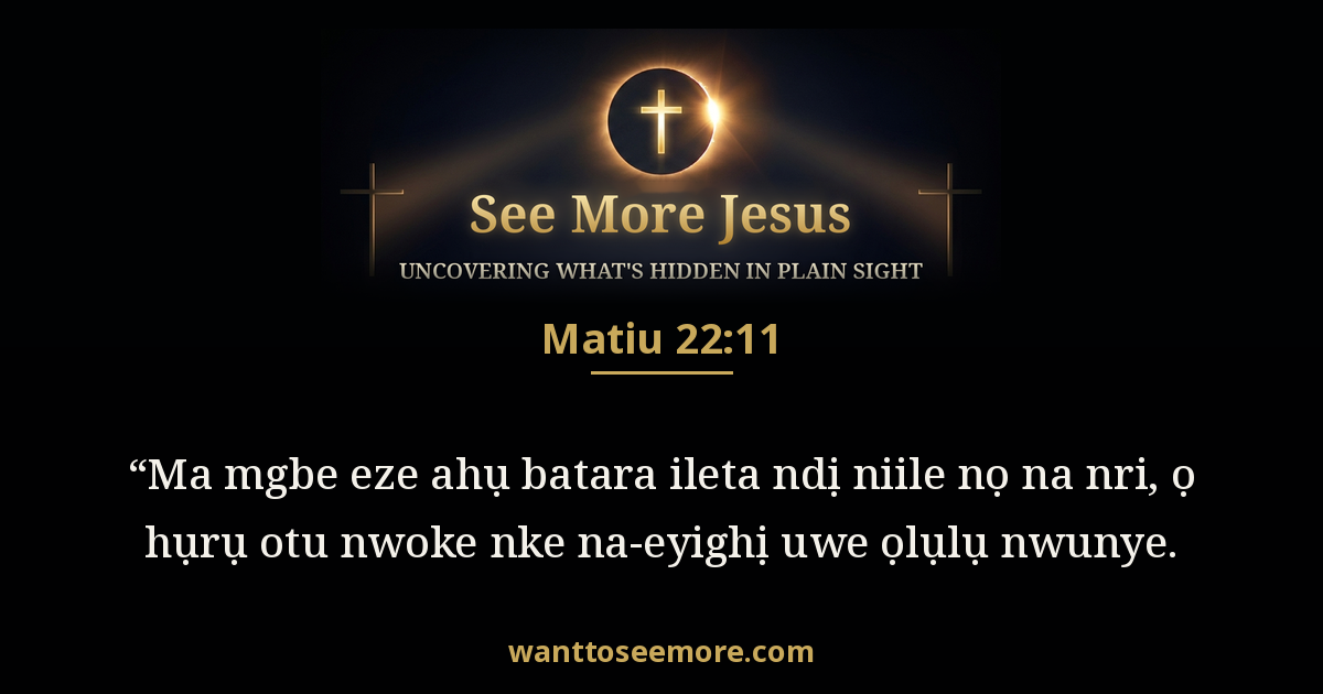 Matthew 22:11
