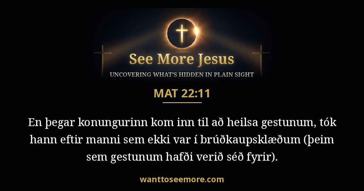 Matthew 22:11