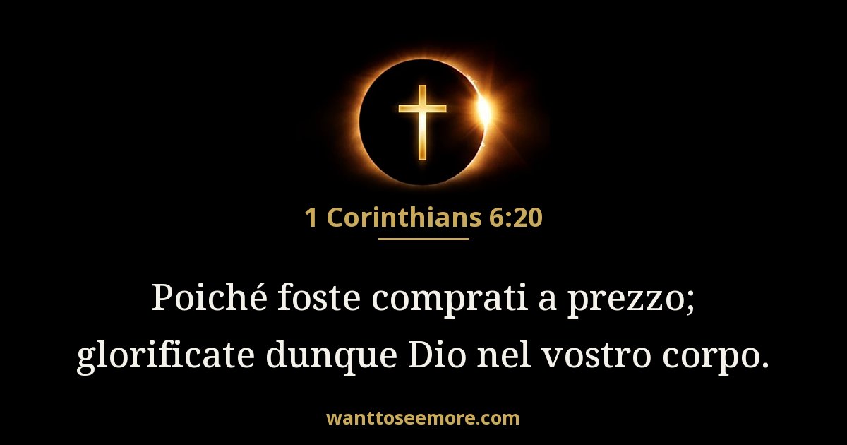 1 Corinthians 6:20
