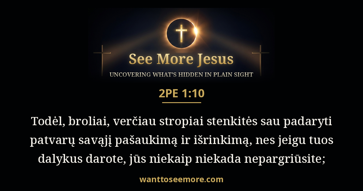 2 Peter 1:10