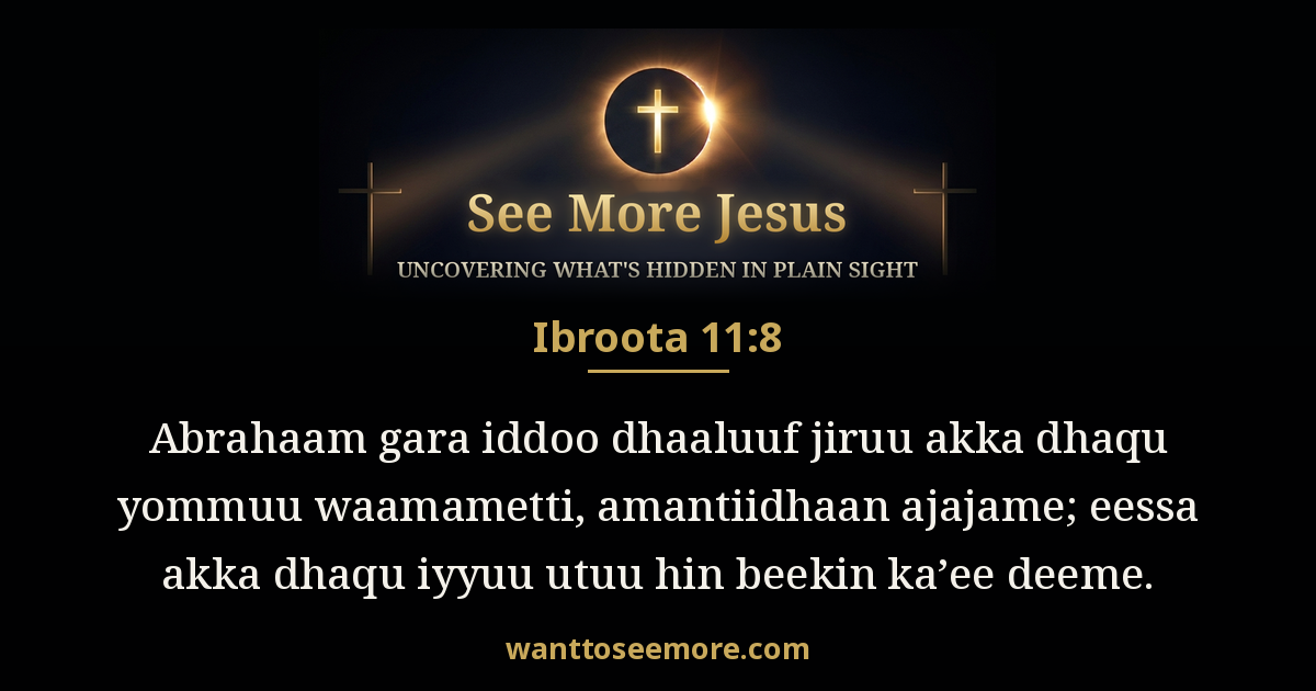 Hebrews 11:8