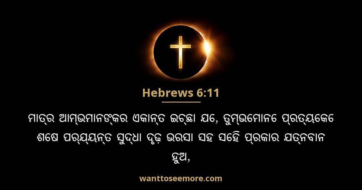 Hebrews 6:11