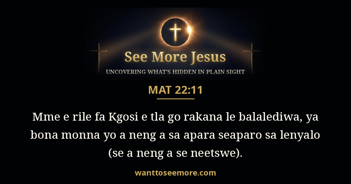 Matthew 22:11
