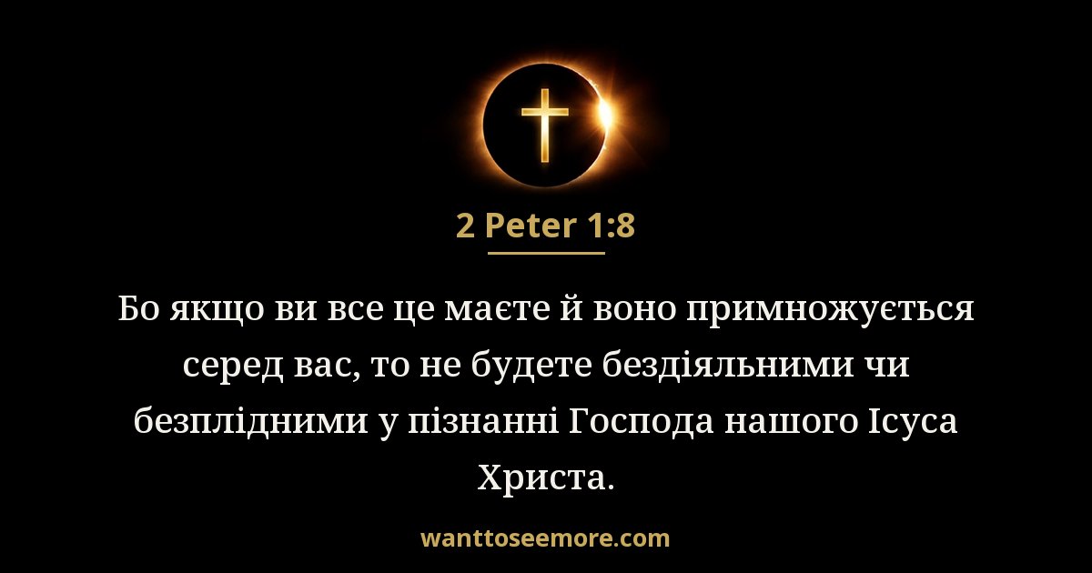2 Peter 1:8