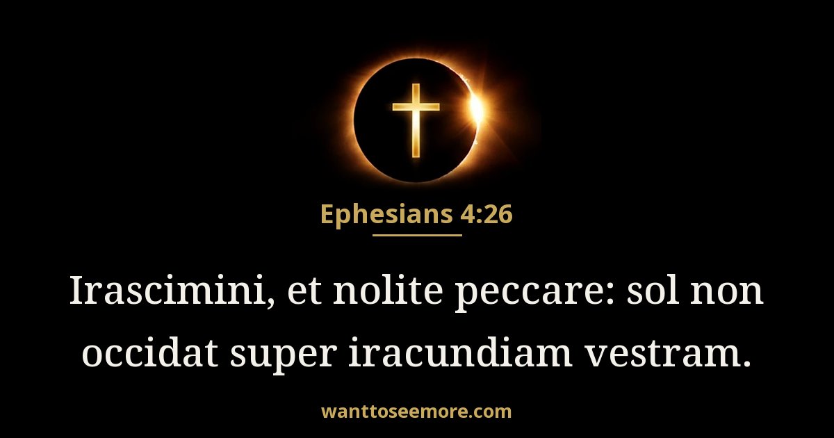 Ephesians 4:26