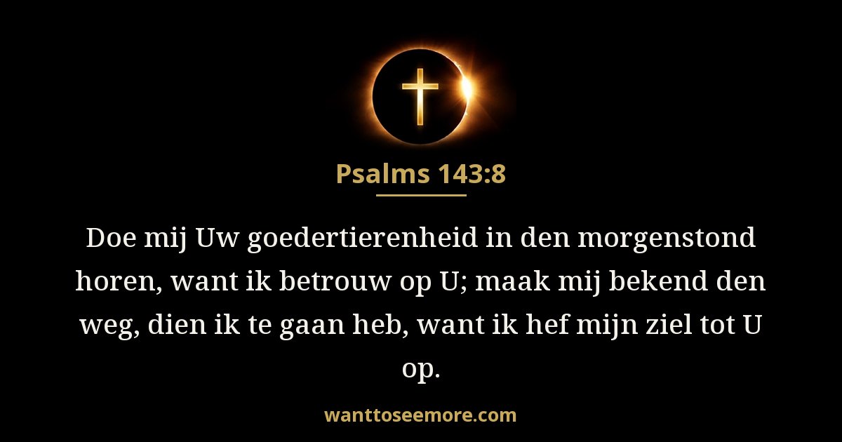 Psalms 143:8