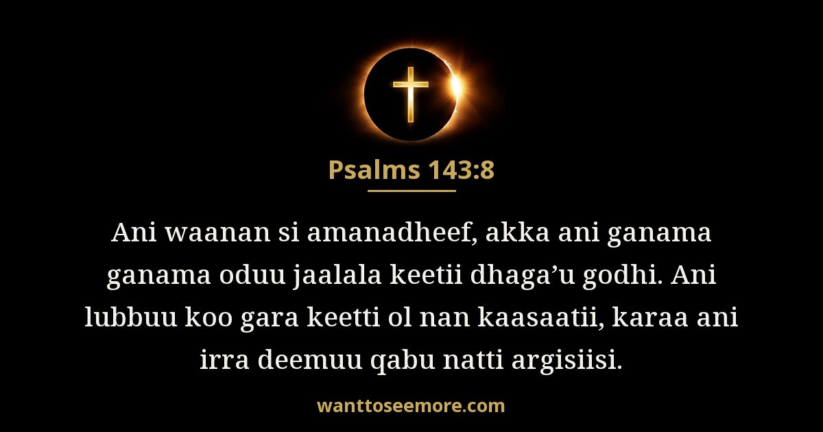 Psalms 143:8