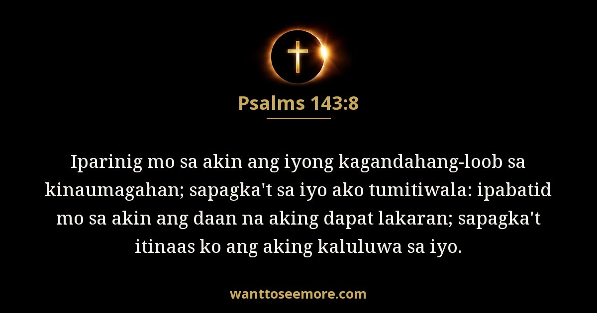 Psalms 143:8