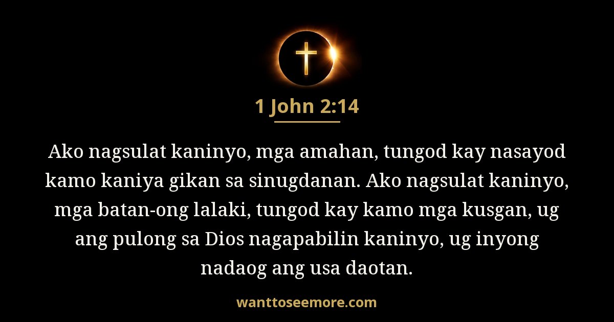 1 John 2:14