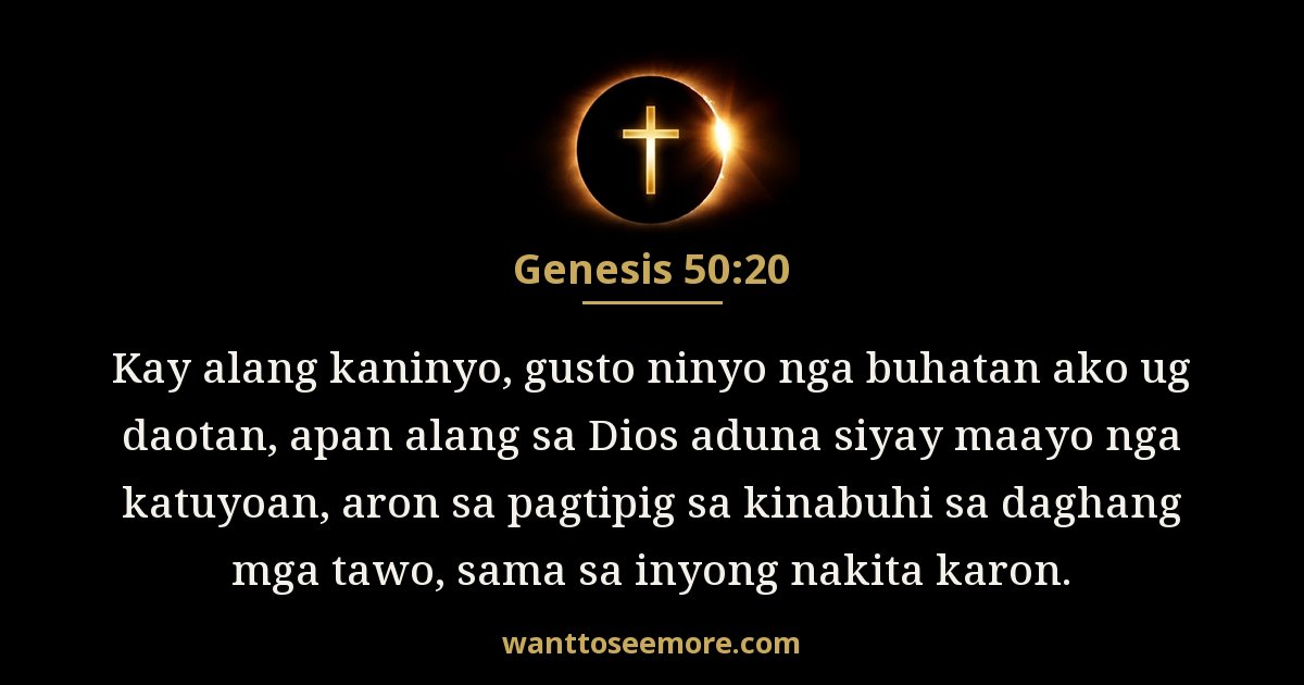 GEN 50:20