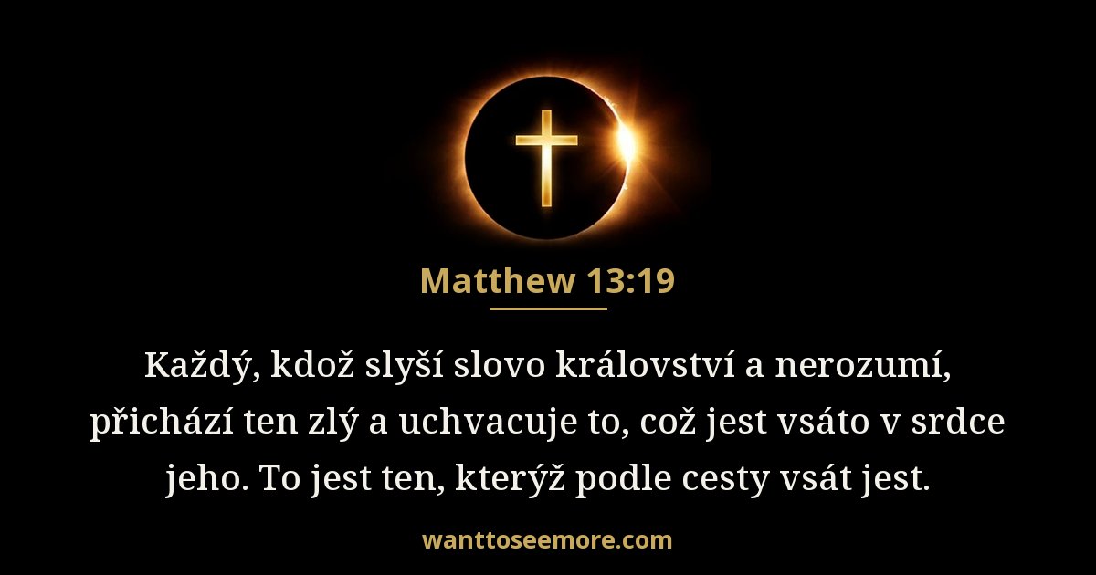 Matthew 13:19