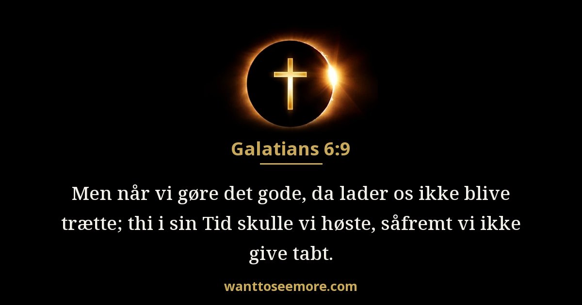 Galaterne 6:9