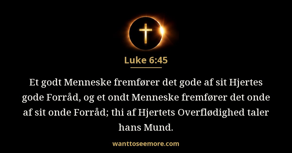 Luke 6:45