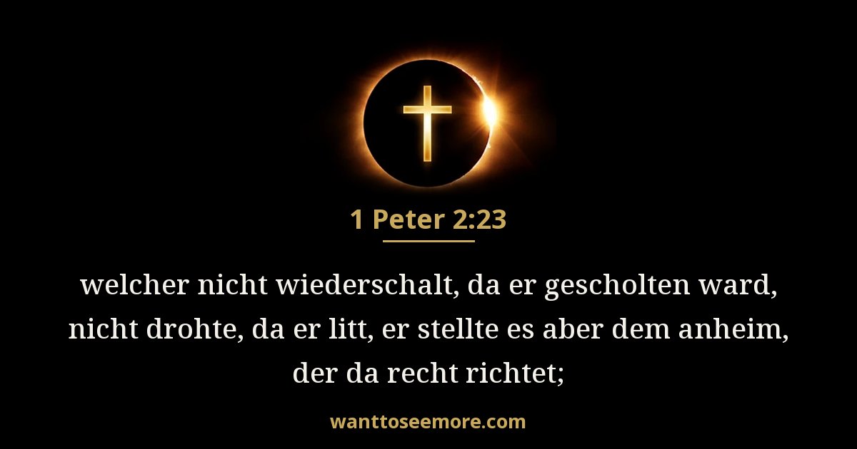 1 Peter 2:23