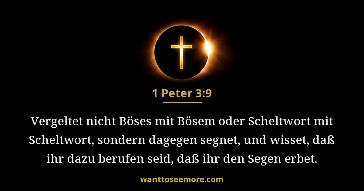 1 Peter 3:9