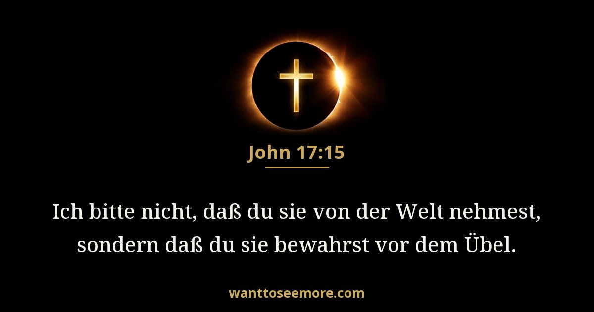 Johannes 17:15
