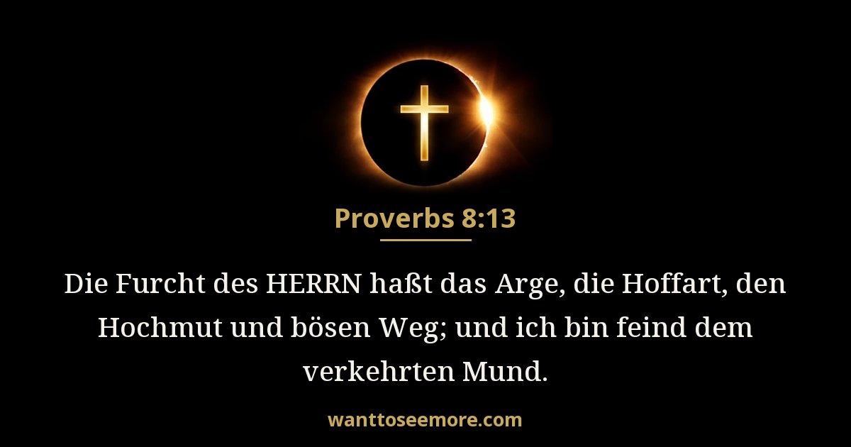 Proverbs 8:13