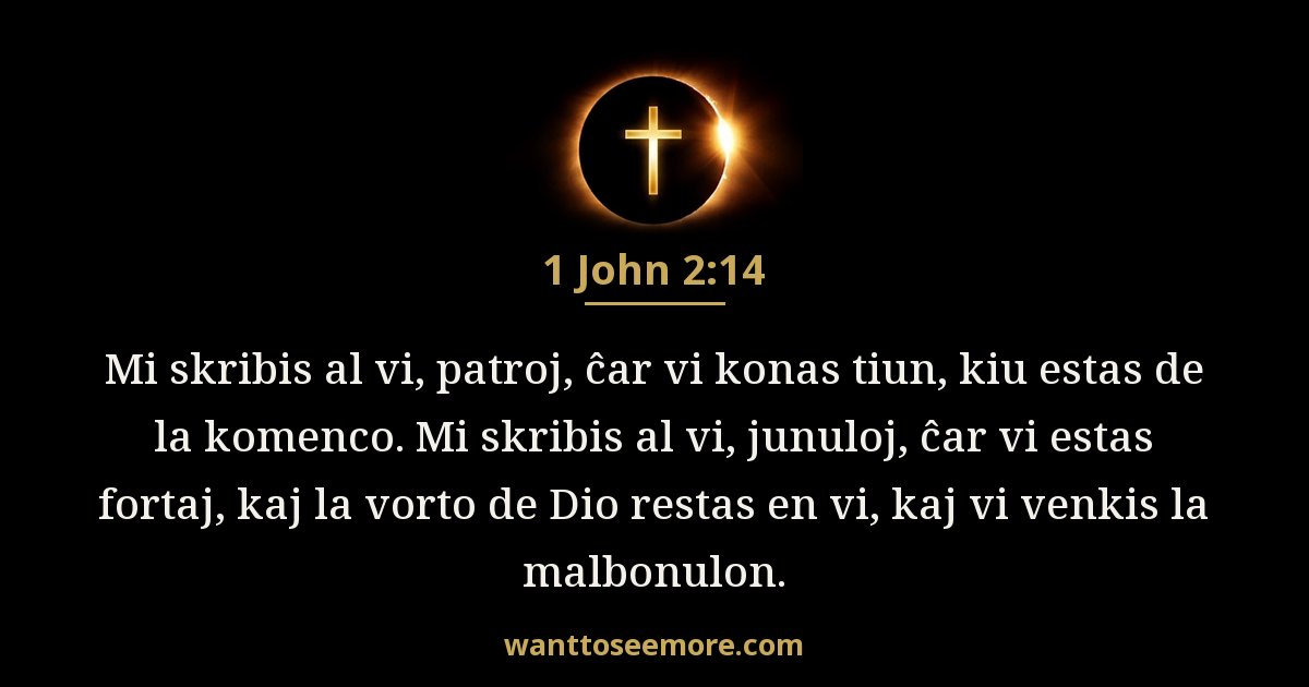1 John 2:14
