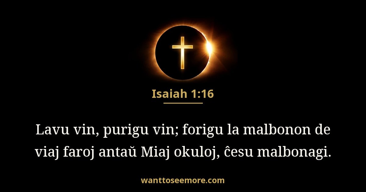 Isaiah 1:16