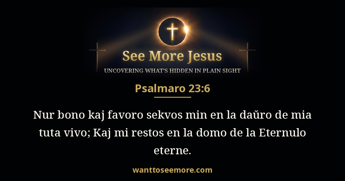 PSA 23:6