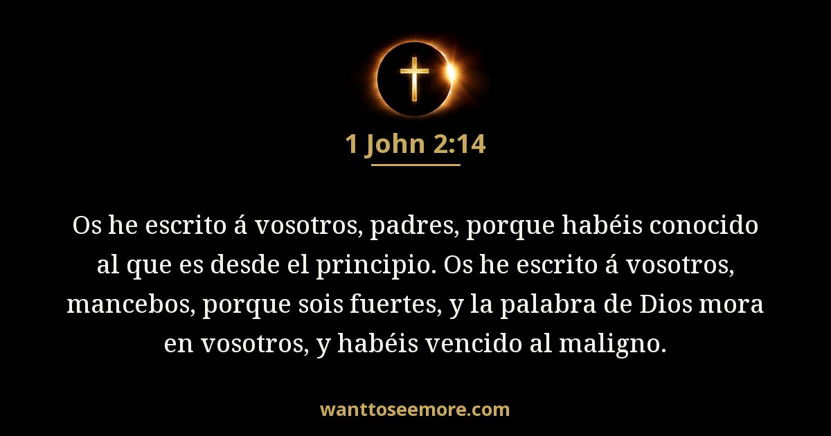 1 Juan 2:14