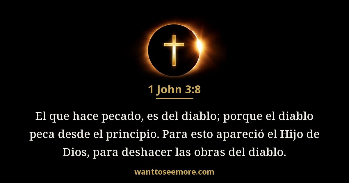1 John 3:8
