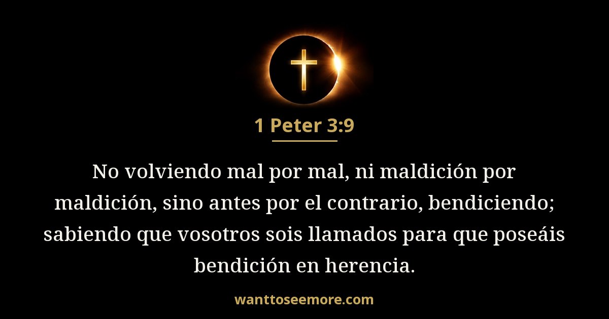1 Peter 3:9