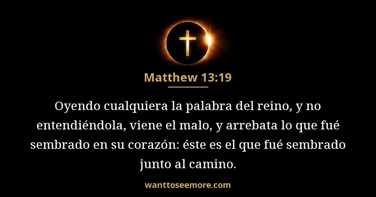 Matthew 13:19