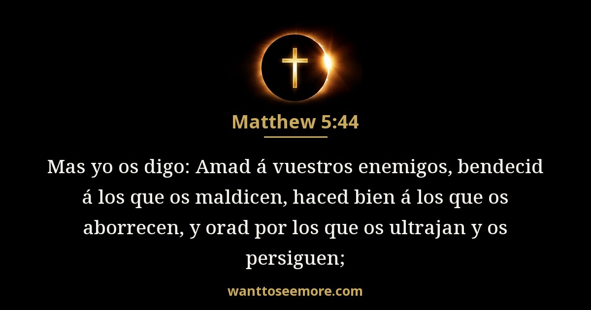 Matthew 5:44