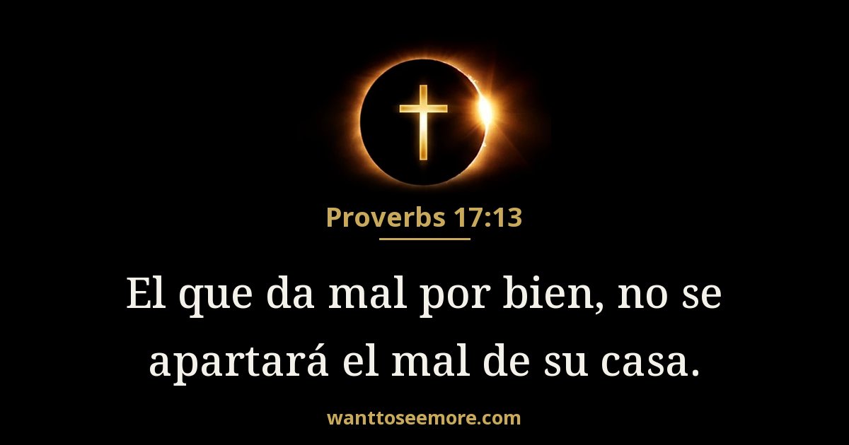 Proverbs 17:13