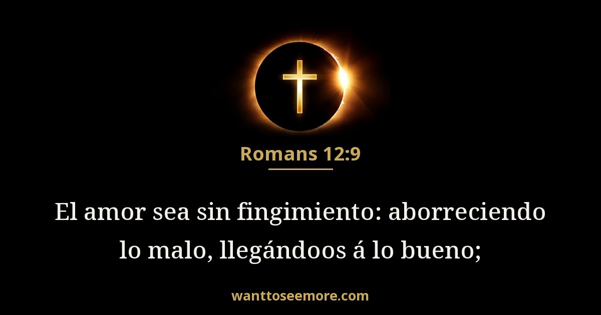 Romans 12:9