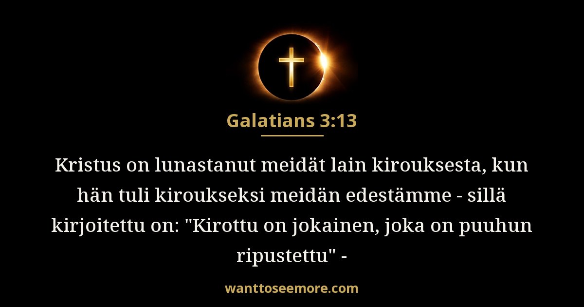 Galatians 3:13